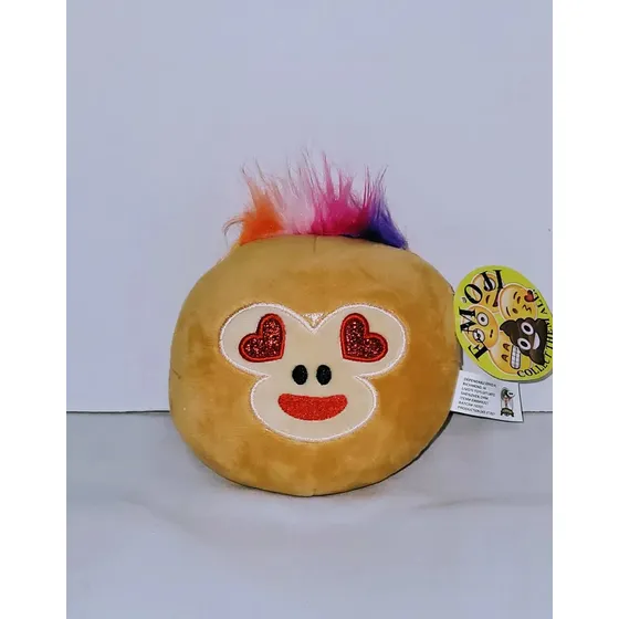 Peluche Nuevo Con Etiquetas Emoji Mono