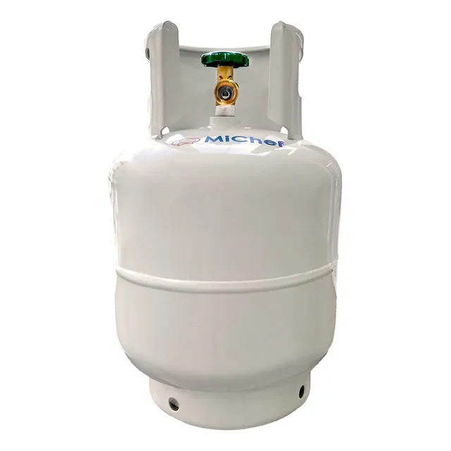 Tanque De Gas 10 Kg Cilindro Portátil Para Gas Válvula Iusa