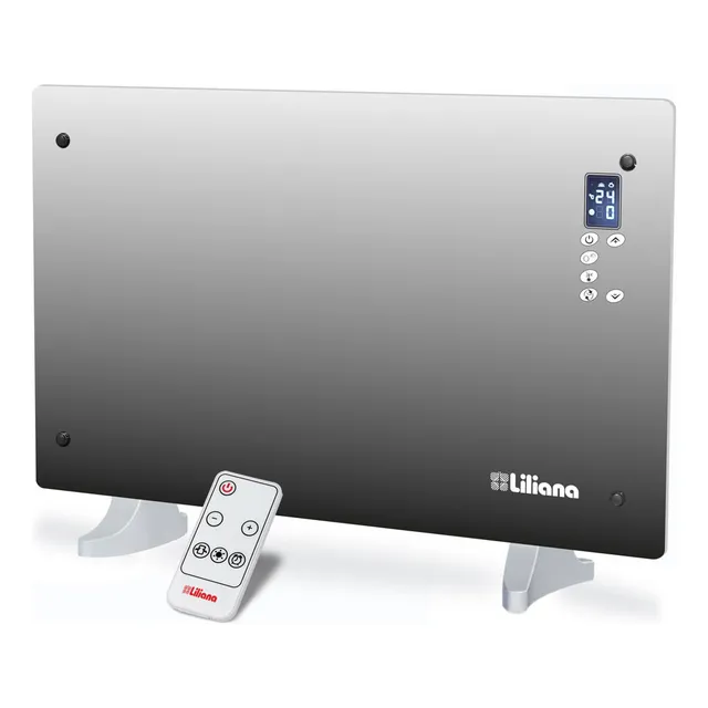 Calefactor Liliana Panel Vidrio Hotdeco 2200w Control Remoto