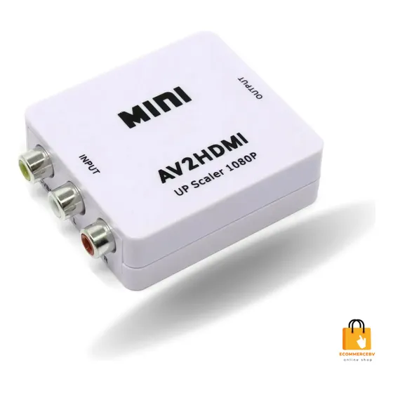 Conversor Adaptador Rca Av Para Hdmi Av2hdmi Ecommercebv