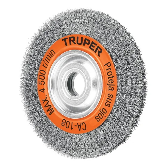 Cepillo De Alambre Circular Para Esmeril 8*7/8 PuLG., Truper