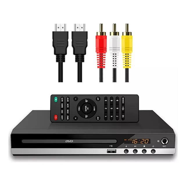 25/2/20 Lector De Dvd Portátil Toca Cd Mp3 Usb Dvd Filme