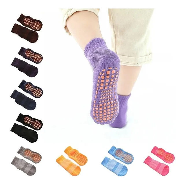 Calcetines Bebé Niños Niñas Transpirable Algodón Yoga Baile