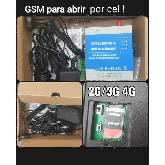 Modulo Llave/gsm 2g, 3g,4g Apertura Celular Rtu 5025 Control