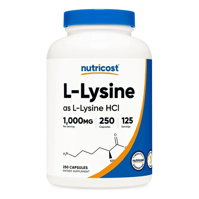 L-lisina L-lysine 250 Tabletas 1,000mg Aminoacido Eg L04 Sabor Nd