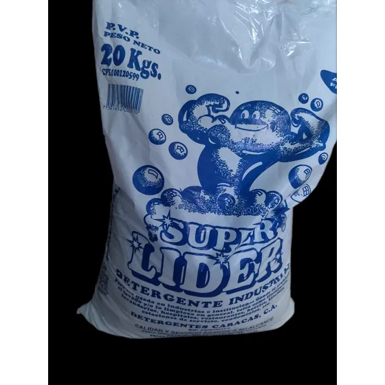 Jabón Súper Líder Saco 20 Kgs, Delivery Gratis En Caracas 