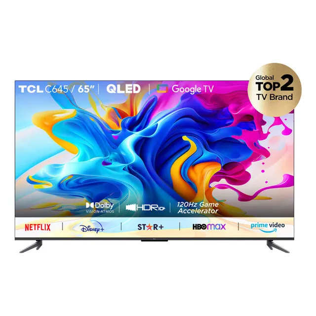 Smart TV de 65" TCL C645 Series 65C645 con pantalla QLED 4K