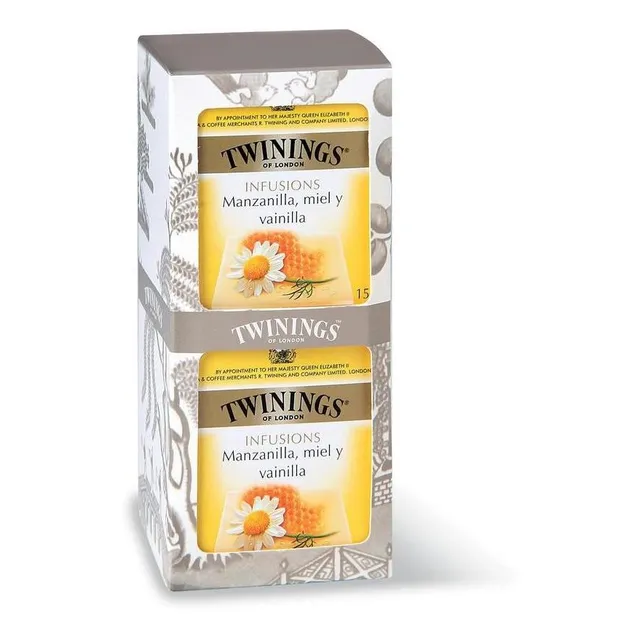 Té Twinings Manzanilla Miel Y Vainilla 20 Sobres