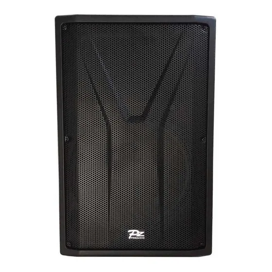 Caixa Amplificada Pz 10 250w Yac-10a Pz Cor Preto 127/220V