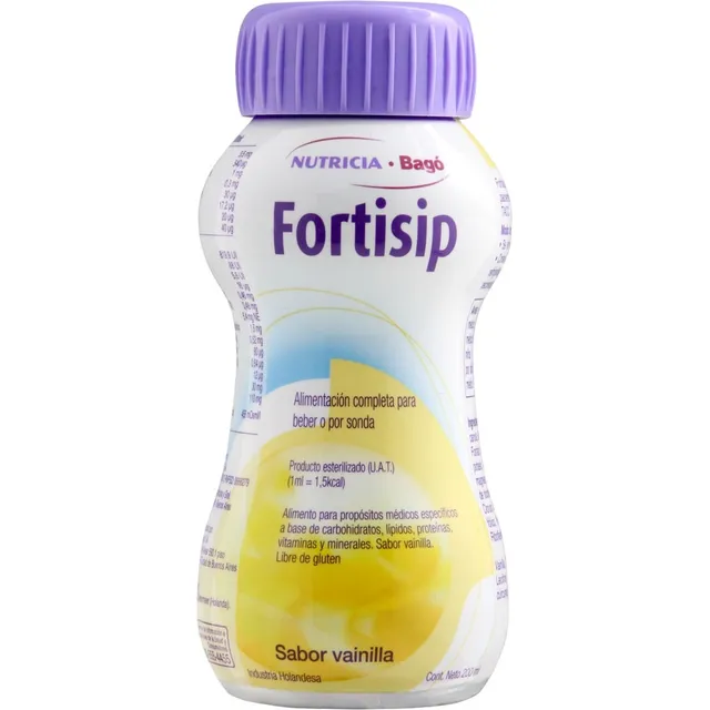 Suplemento en líquido Nutricia Bagó Vitaminas sabor vainilla x 200mL