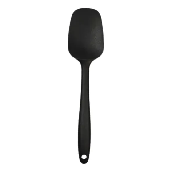 Espátula Colher Silicone Reta Pão Duro Cozinha 27cm Color