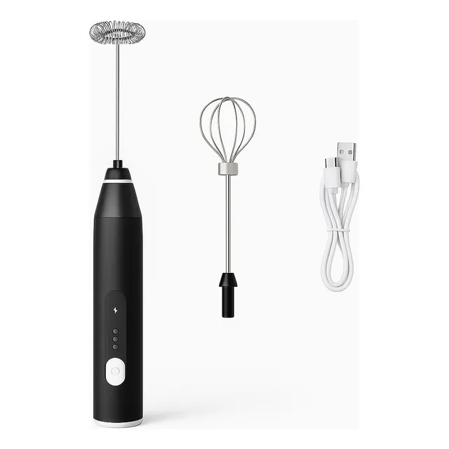 Batidor Mezclador Inalámbrico Mini Recargable Usb 