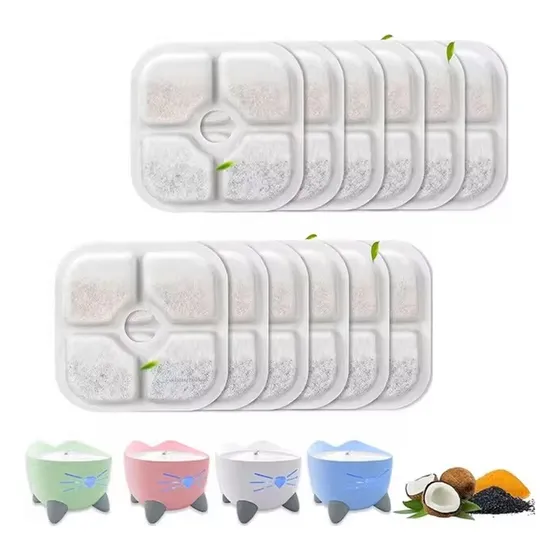 Repuesto Pack X8 Filtro Fuente Pixi Fountain Catit