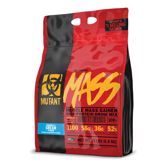 Suplemento en polvo Mutant Proteina Mutant Carbohidratos sabor cookies & cream x 6.8kg