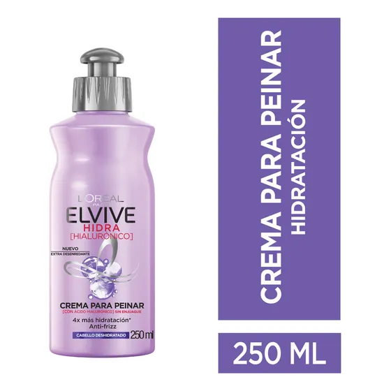 Crema para Peinar Elvive Hidra Hialuronico 250ml