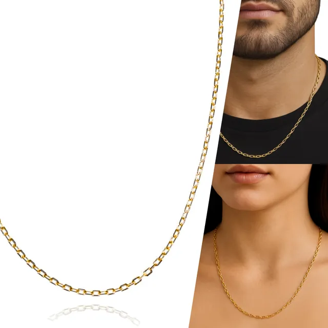Cadena De Oro 18k Fina - Cadenita Forcet - Calidad Premium