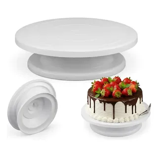 Boleira Giratória Bailarina Para Confeitar Bolo Torta 28 Cm