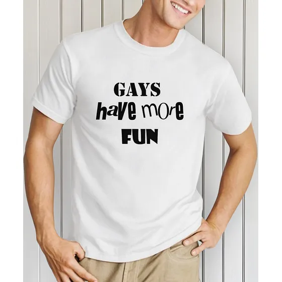 Remera De Hombre Gays Have More Fun Orgullo Lgbt Md6 Frases