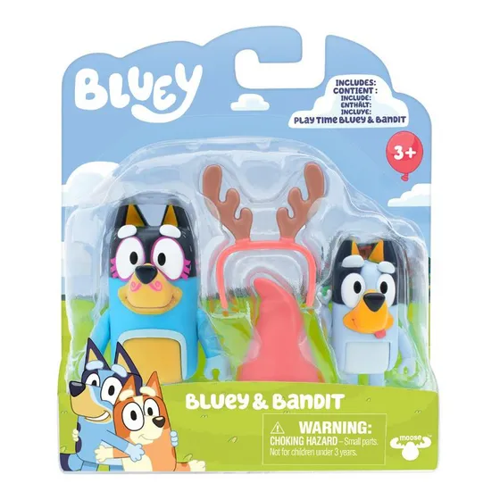 Pack Figura Bluey Y Bandit X 2 Und