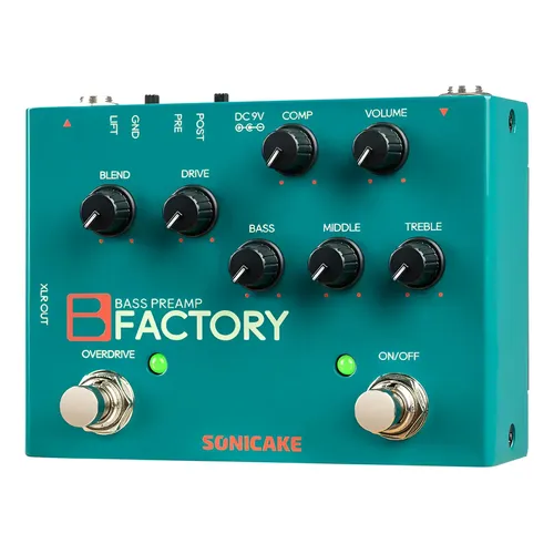 Pedal de Overdrive Demon Fx Microtubes D7K Ultra Para Baixo Preto