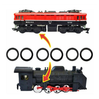 Ferrorama Estrela - 3 Pares Borrachas Locomotivas D51/ed75 Ferrorama Estrela - 3 Pares Borrachas Locomotivas D51/ed75