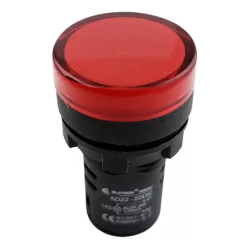 Piloto Ojo De Buey Luminoso Led D 22mm 220v Elegir Color