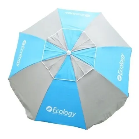  Sombrilla Playera Ecology Uv Fibra Max 1.9m Nuevo Modelo