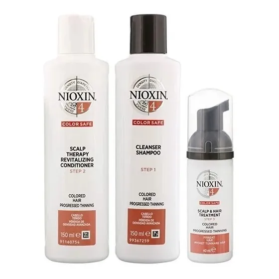 Nioxin System 4 Sh 300ml+cond 300ml+tratam 100m Frete Grátis