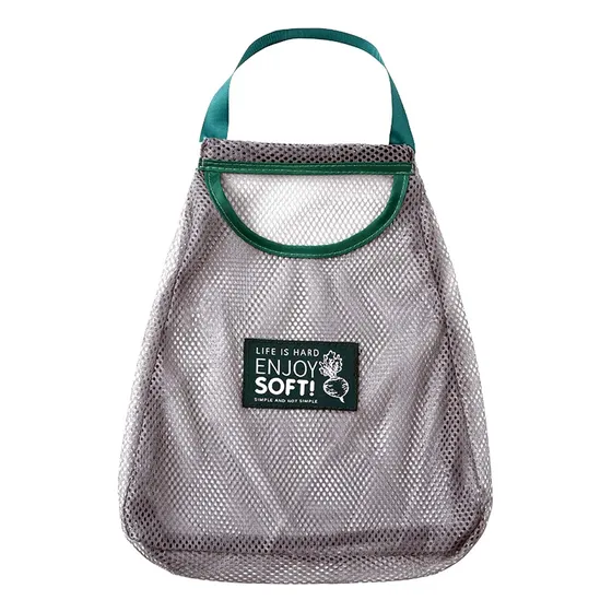 2 Bolsa Almacenamiento Malla Para Colgar S Larga Red Fruta