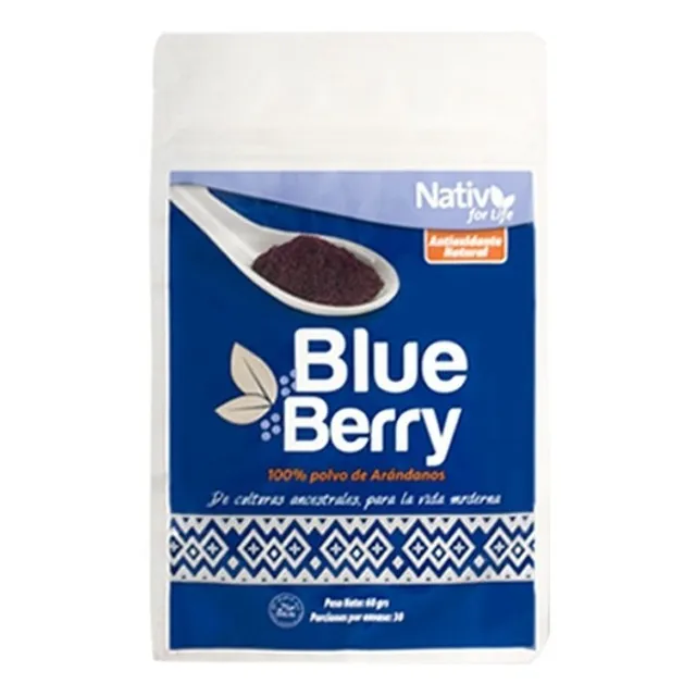 Arandano Liofilizado Doypack Sabor Azul De La Fruta De Arandano Sin Pepas