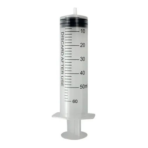Jeringa Hipodermica Descartable S/aguja 60ml X 25 U. Neojet