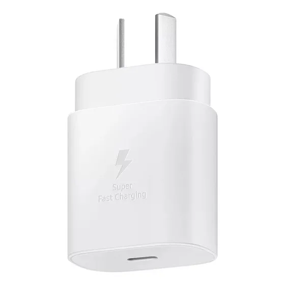 Adaptador Samsung 25w Sin Cable A13 A23 A33 A53 A73 Blanco