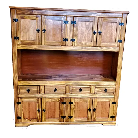 Mueble De Cocina Alacena 8 Puertas Estilo Mexicano