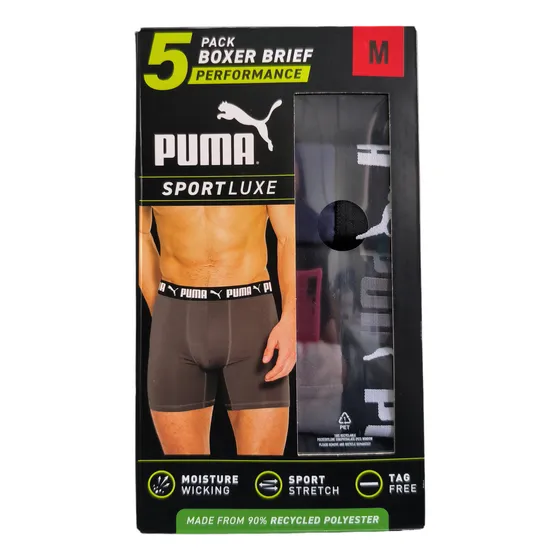 Boxer Puma, Caballero. Pack 5. 100% Original Importados
