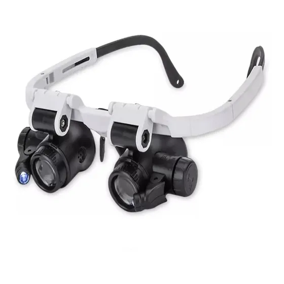 Lentes Gafas Lupa De Aumento Con Luz Led