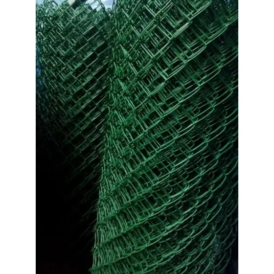 Malla Ciclon Plastificada 25mx1.83m Calibre 10 (3.40mm)
