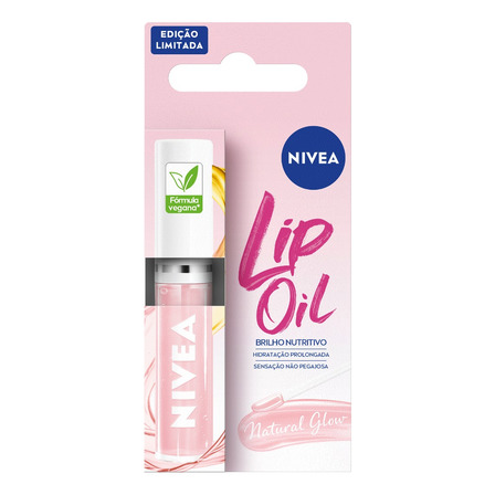 Nivea Lip Oil Brilho Nutritivo Natural Glow 5,5ml Nivea Lip Oil Brilho Nutritivo Natural Glow 5,5ml