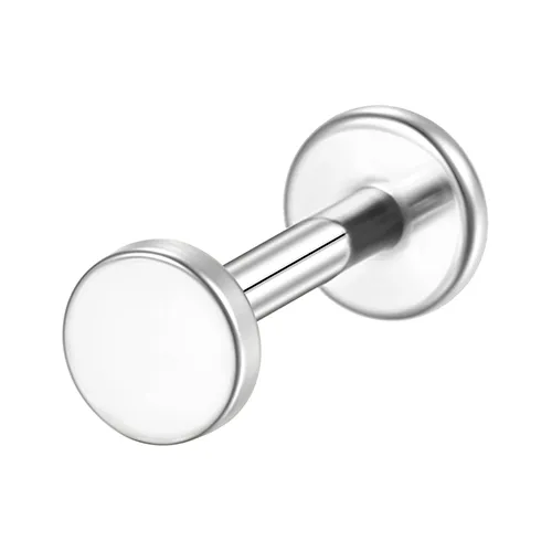 Piercing Helix Tragus Conch Labret Titânio Pvd Redondo
