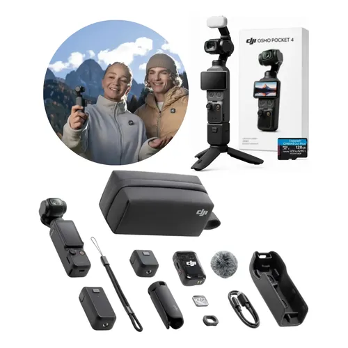 Câmera de vídeo DJI Osmo 4K OT-210 preta Pocket 2 Creator Combo