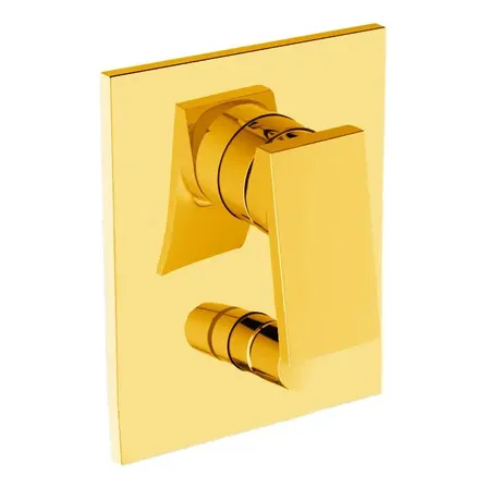 Acabamento Misturador Monocomando 4 Vias Dourado Base Deca Dourado Base Deca / Dourado Polido