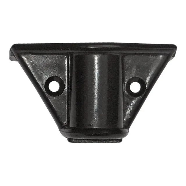 Toletera Lateral De Nylon Negro Reforzado Ø Orificio 18mm