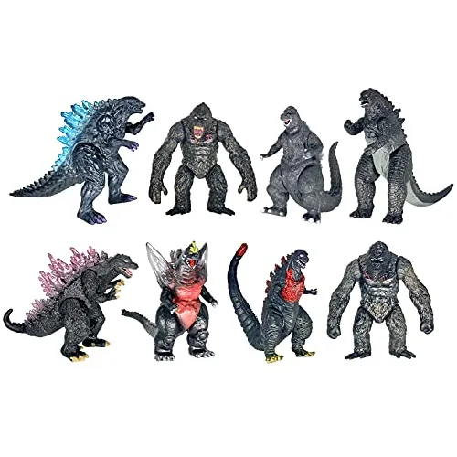 Twcare Set Of 8 King Kong Vs Godzilla Juguetes De Ws5mp