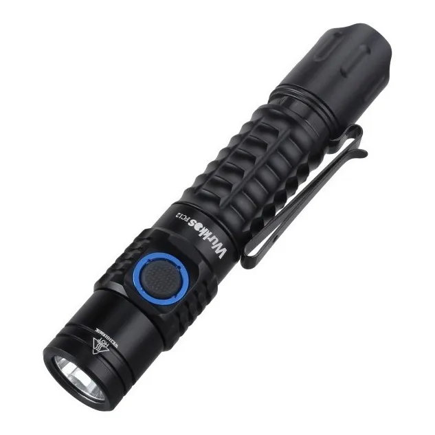 Linterna táctica Wurkkos Fc12, 2000 lúmenes, 345 metros, IPX8, USB-C