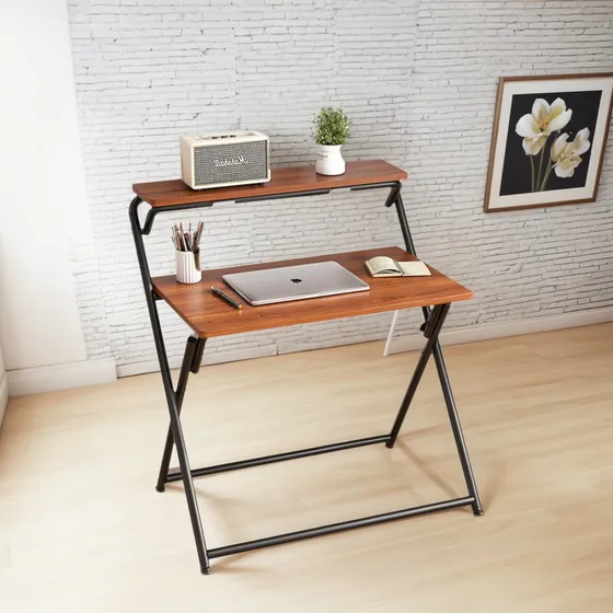 Escritorio Plegable Con Repisa By,mesa Para Laptop