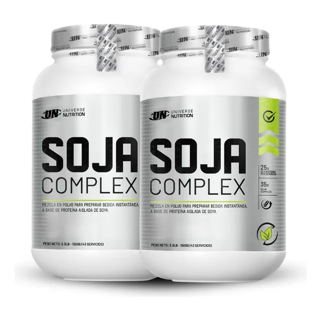 Soja Complex 1.5 Kg Vainilla Pack X2 Cookies And Cream