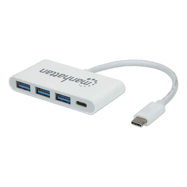 Concentrador Hub Usb-c Manhattan 163552 3x Usb + 1x Usb-c