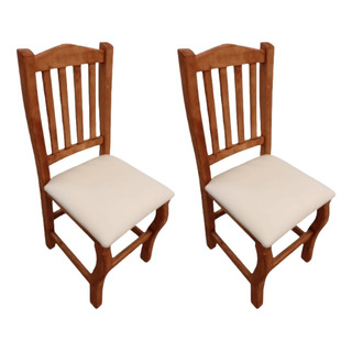 Silla De Madera Para Comedor Elegante Resistente Set 2 Pzs. Silla De Madera Para Comedor Elegante Resistente Set 2 Pzs.