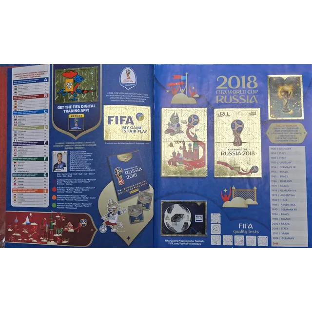 Album Panini Tapa Dura Original Y Completo Rusia 2018
