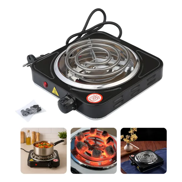 Fogão Cooktop Elétrico 1 Boca Portátil Para Camping 127v