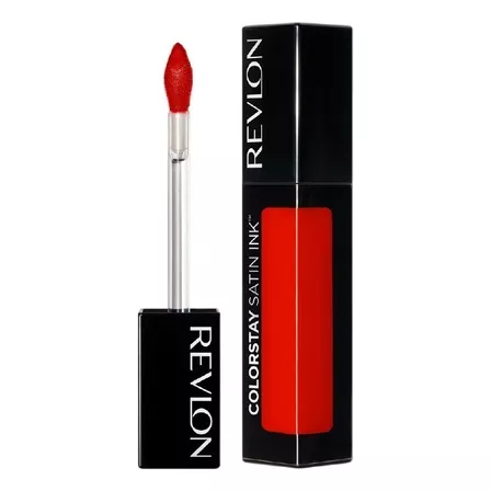 Labial Liquido Revlon Colorstay Satin Ink Liquid Lipcolor Acabado Satinado Color Fired up